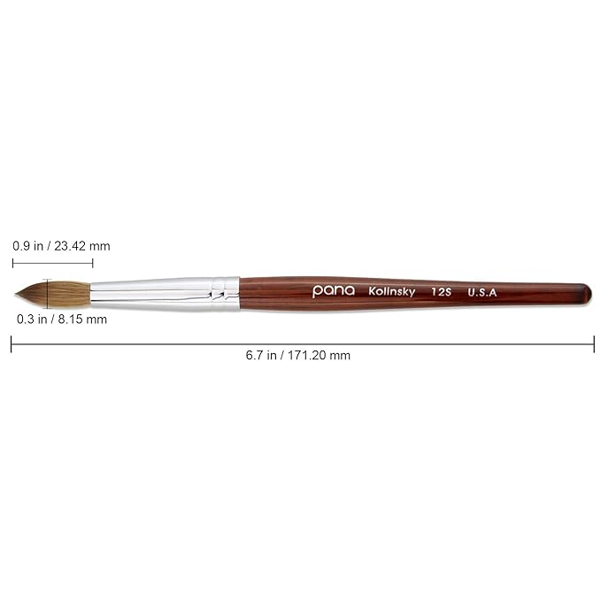 Pana usa acrylic nail brush100%
