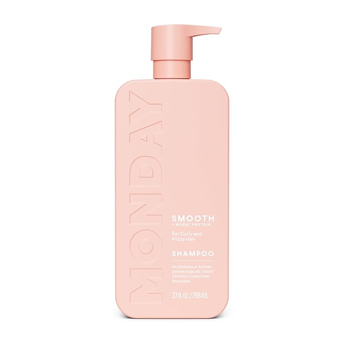 MONDAY HAIRCARE SMOOTH Shampoo with Wheat Protein & Avocado Oil for Frizz-Prone Hair 798 mL