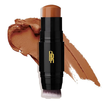 Black Radiance Color Perfect Foundation Stick with Soft Brush Applicator Duo – Buildable, Blendable Versatile Pigment-Rich Formula - Cashmere