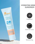 Tinted Mineral Sunscreen SPF 50-2-in-1 Makeup & Sunscreen for Natural Glow, Broad Spectrum Protection + Skincare Benefits All Skin Types (#003, 1.69 Fl Oz (Pack of 1))
