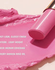 Oulac Moisturizing Shine Lipstick For Women Christmas Set 2PCS, 2 in 1 Tinted Lip Balm for Winter, Hydrated Juicy and Glossy Lip Color for Dry, Cracked and Chapped Lips, Vegan [07+14]