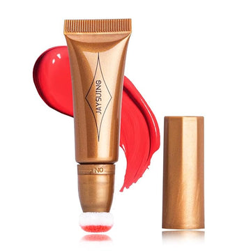 Blush Wand Liquid Cream Blush Stick with Cushion Red Blush)