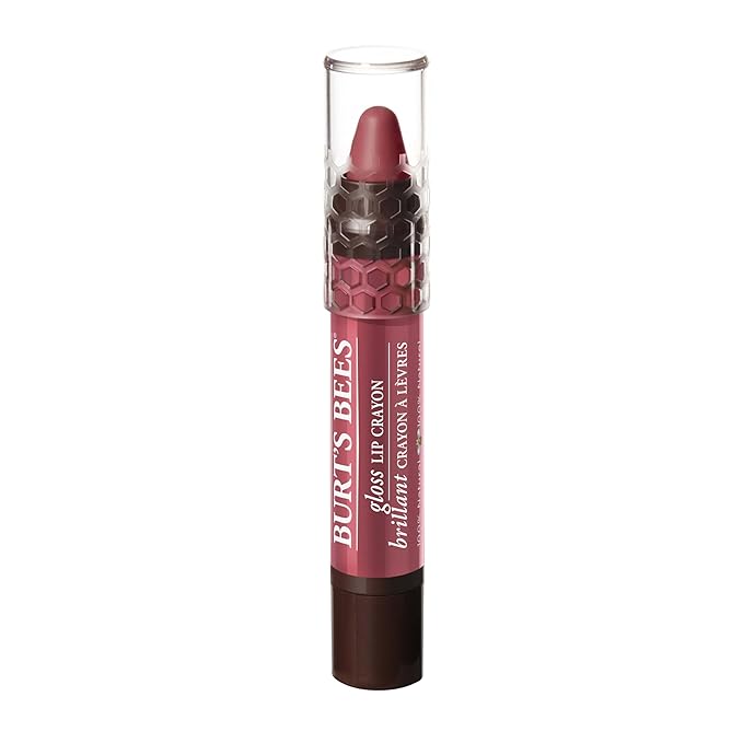 Burt's Bees 100% Natural Moisturizing Gloss Lip Crayon, Tahitian Sunset - 1 Crayon (Pack of 2)