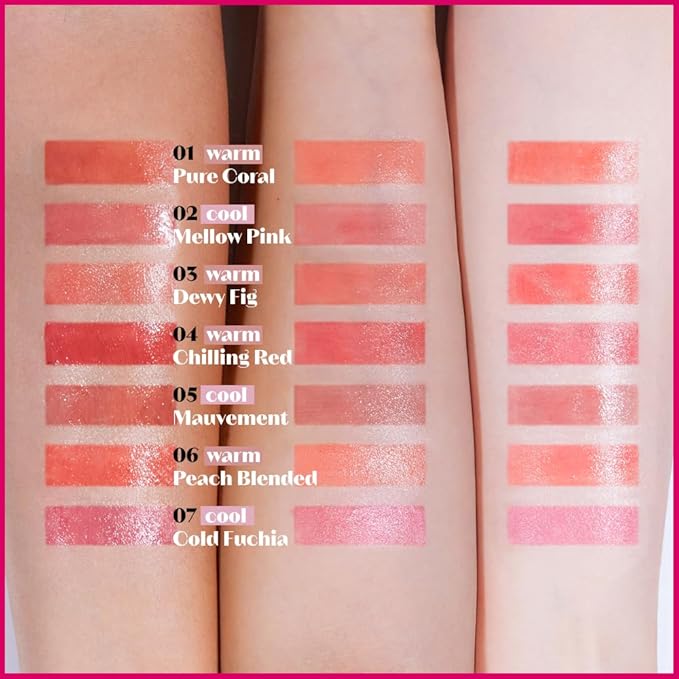 ETUDE Glow Fixing Tint #4 Chilling Red | Non-sticky Glossy Shine Lip stain | Fills up with comfortable moisture | Tinting for dry lips