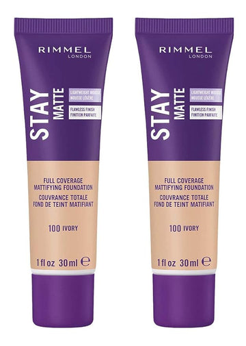 Rimmel Stay Matte Liquid Foundation, Ivory, 1 Fl of 1)