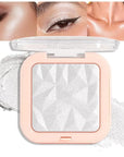 evpct Pearl White Silver Face Highlighter Makeup Shimmer