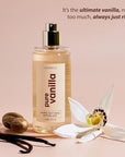 Lavanila Pure Vanilla Healthy Hair + Body Perfume Mist, 5 Fl Oz - Sweet & Warm Fragrance Spray Formulated with Jojoba Oil, Madagascar Vanilla, Tonka Bean, Heliotrope