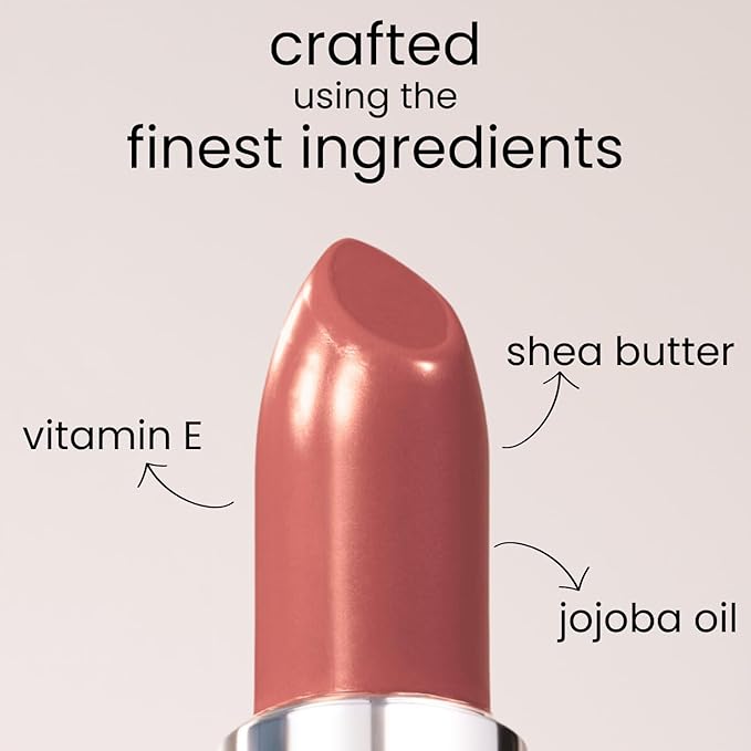 nude envie - Lipstick - Creamy & Long-Lasting Finish - Velvety Texture & Easy Application - Luxury Hydration - With Shea Butter, Vitamin E & Jojoba Oil - Vegan, Paraben-Free & Cruelty-Free - Belong