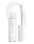 NYX PROFESSIONAL MAKEUP This Is Milky Gloss, Lip Gloss with 12 Hour Hydration, Vegan - Coquito Shake (Milky Clear)