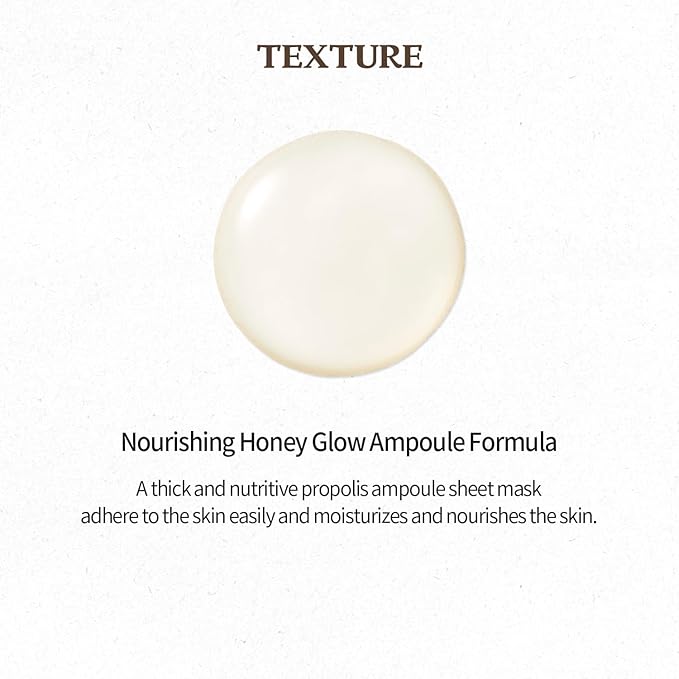 SKINFOOD Royal Honey Mask10ea Set - Bee Propolis Extract, Royal Honey Extract, Intensely nourishes and hydrates tired and dull skin 9.1fl.oz, 270ml