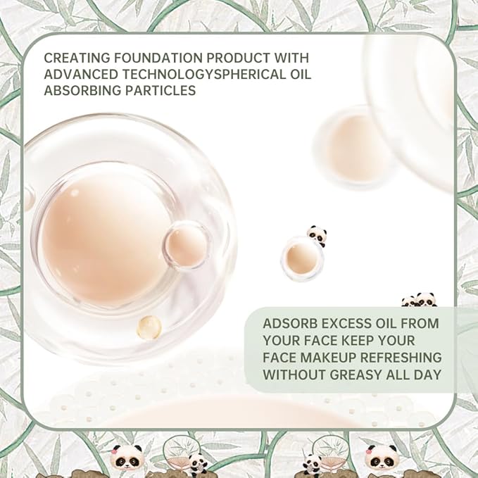 CATKIN Panda Land Full Coverage Cushion Fondation, Breathable