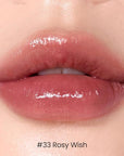 Peripera Ink Mood Glowy Tint | Lip-Plumping, Naturally Moisturizing, Lightweight, Glow-Boosting, Long-Lasting, Comfortable, Non-Sticky, Mask Friendly, No White Film 033 ROSY WISH