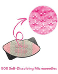 HyaluPlump Lips – Innovative Two-Step Lip Care System Featuring 800 Self-Dissolving Microneedles made from Sodium Hyaluronate, Niacinamide, and Peptides for Hydrated, Plump Lips
