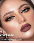 evpct Cherry Red Matte Creamy Retractable Lip Liner Pencils for Shaping & Sculpting Lips, Lip Pencils for Women Long Lasting Waterproof Rich Lip Colors Liner Crayon Lipstick delineador de labios 01