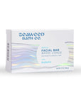 Seaweed Bath Co. Purify Detox Facial Bar Soap, 3.75 Ounce, Sustainably Harvested Seaweed, Volcanic Ash