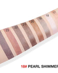 evpct Pearl Shimmer Cream Eye Shadow Brightener Sticks Set for Eyes, Pearl Shimmery Matte Pencil Eye shadow Applicator Stick Pen Palette Makeup Waterproof sombras en crema para ojos 18#