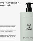 Salt & Stone Body Lotion for Women & Men| Scented Daily Body Lotion | Hydrates, Nourishes & Softens Skin | Restores Dry Skin | Fast-Absorbing | Cruelty-Free & Vegan (450 ml) (Bergamot & Hinoki)