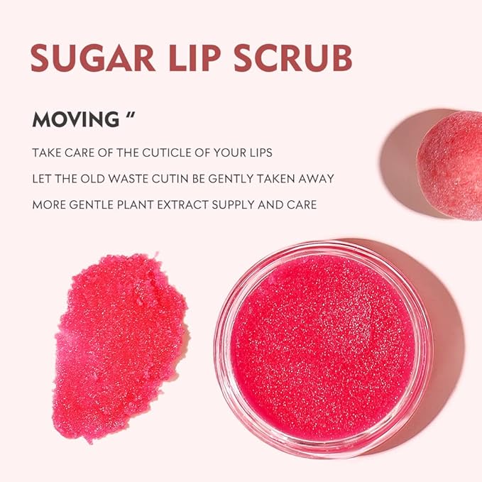 3Pcs Lip Care Set, Exfoliator Lip Lips