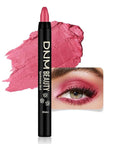 evpct Red Shimmer Cream Eye Shadow Brightener Sticks Set for Eyes, Red Shimmery Matte Pencil Eye shadow Applicator Stick Pen Palette Makeup Waterproof sombras en crema para ojos 35#
