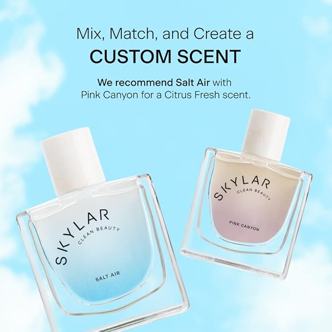 Skylar Salt Air Eau de Parfum - Hypoallergenic & Clean Perfume for Women & Men, Vegan & Safe for Sensitive Skin - Fresh Perfume with Notes of Driftwood, Sea Salt & Seaweed - 50mL /1.7 Fl oz