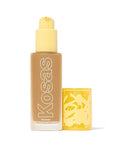 Kosas Revealer Skin-Improving Foundation with SPF 25 Protection - Hydrate, Brighten, Soothe, Plump, Protect Skin - Smoothing Texture, Natural Finish and Clean Formula - Medium Tan Neutral Olive 260