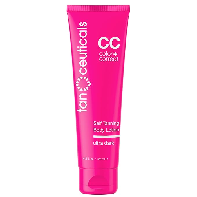 Tanceuticals Self Tanner - Ultra Dark Self Tanning Lotion for Body - Natural-Looking & Long Lasting Sunless Tan – Quick Fake Tan, Bronze Glow - Fresh Coconut Scent & Healthy Ingredients (Ultra Dark)