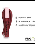 NYX PROFESSIONAL MAKEUP Lip Lingerie XXL Matte Liquid Lipstick - Strip & Tease (Brown Plum)