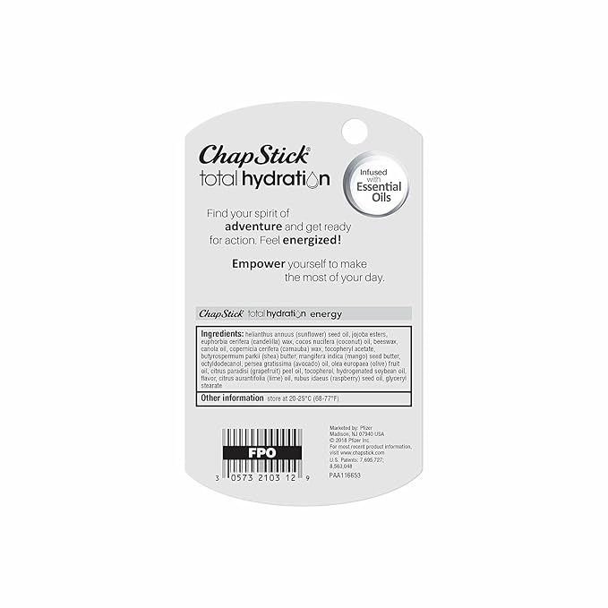 ChapStick Total Hydration Essential Oils Energy