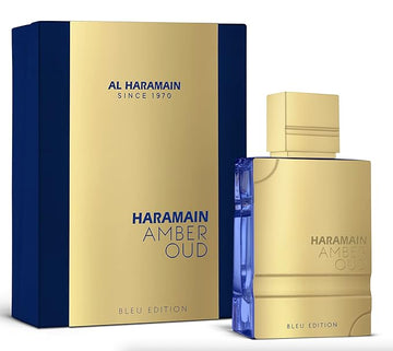 Al Haramain Amber Oud Blue Edition Eau De Parfum Spray 60ml (2.0 oz) - Long-Lasting Men’s Cologne with Amber & Sandalwood, Arabian Perfume for Men, Premium Fragrance