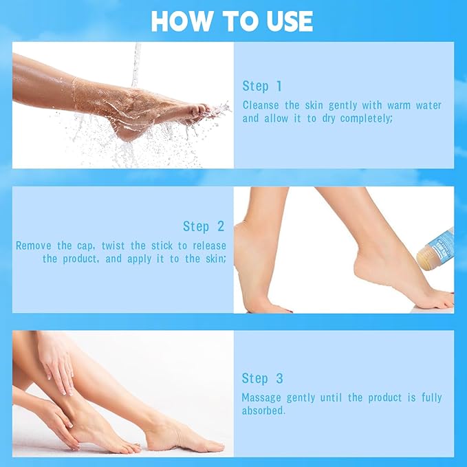 Urea Cream 60% with 2% Salicylic Acid Foot & Hand Cream Stick - Repair Balm for Cracked Hands, Elbows, Knees, Feet & Heels, Calluses and Exfoliation, Hydrates & Softens Dry Skin, 1.41 oz (1)