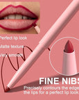 evpct 6Pcs Retractable Lip Liner Pencils Set Pack for Shaping & Sculpting Lips, Ruby Mauve Red Rose Nude Pink Plum Purple Taupe Brown Creamy Matte Gel Lip Liner Lipliners Pencil delineador de labios