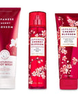 Bath and Body Works - Japanese Cherry Blossom - Moisturizing Body Wash, Fine Fragrance Mist and Ultra Shea Body Cream - 3 pc - Gift Set (2020))