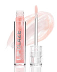 Palladio Lip Glaze Serum, Hydrating Lip Gloss with Peptides & Hyaluronic Acid for Plump, Smooth, and Nourished Lips – Vegan, High-Shine, Non-Sticky Finish (Rose Sorbet)