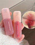 4Pcs Hydrating Lip Gloss Set,Non-Stick Cup,Glossy Finish,Highly-Pigmented Korean Lip Glaze,Plumping Lipgloss,Moisturizing Water Mirror Liquid Lipstick,Long-lasting Natural Makeup