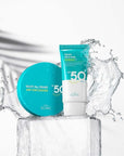 SCINIC Enjoy All Round Airy Sun Cushion EX SPF50+PA++++0.88oz (25g) | Cooling UV Protection & Natural Tone-up From Face To Body For All Family Members | Korean Skincare