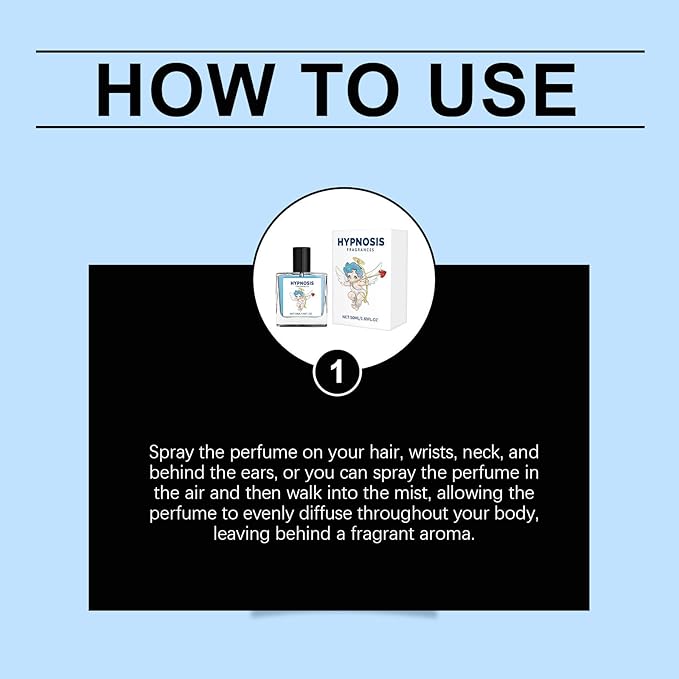 Hypnosis 2.0 Pheromone-Infused Cologne for Men, Long Lasting Scent, Enhance Attraction, Pheromone Perfume 50ml for Father, Boy Friend and Husband