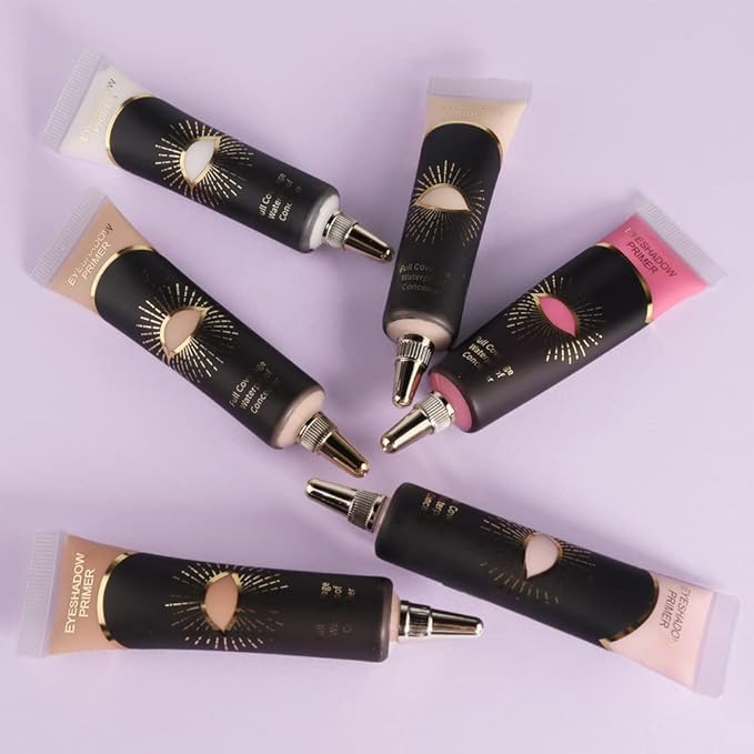 12ML Eyeshadow Primer Pink Color, Base Cream for Concealer and Eyeliner (05)