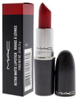 MAC Retro Matte Lipstick Ruby Woo, 1 Count, Multicolor, 0.10 Ounce