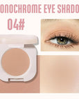 Pressed Single Matte BrownEyeshadow Palette, Matte Burly Wood eyeshadow For Old Women, Pigmented Waterproof Sombras Para Ojos, Single Pressed Powder Vegan, Talc, Paraben & Cruelty Free(04)