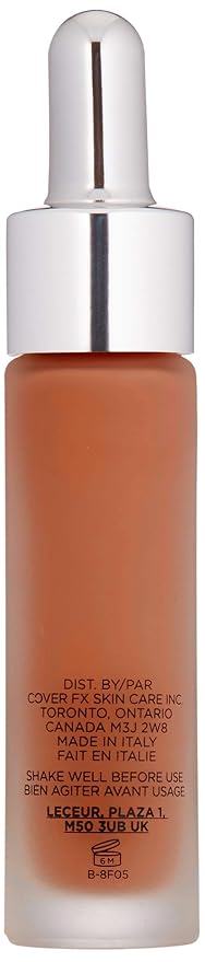 COVER FX Custom Cover Drops, Multi-Use Shade-Adjusting Liquid Deep 3