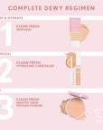 COVERGIRL Clean Fresh Pressed Powder, Porcelain, 0.35 oz