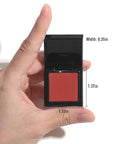 UCANBE Red Single Eyeshadow Palette, Highly Pigmented Matte Eye Shadow Powder, Professional Long-Lasting Waterproof Makeup Palette