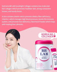 BB LAB Good Night Collagen, Low Molecular Collagen Powder Stick Supplement, Marine Collagen, Fish Collagen, Vitamin C, Hyaluronic Acid, 17 Probiotics, Fast Absorption, Mix Berry Flavor (Pack of 3)