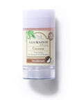 A La Maison Coconut Aluminum Free Deodorant for Women and Men - Natural Deodorant (3 Stick Bulk Pack)
