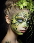 CCbeauty Ogre Green Face Paint Stick, Face Painting Kit, Witch Green Cream SFX Makeup Foundation, Professional Hypoallergenic Body Paint for Halloween Costume Party, Goblin, Hulk, Shrek, Fiona Makeup