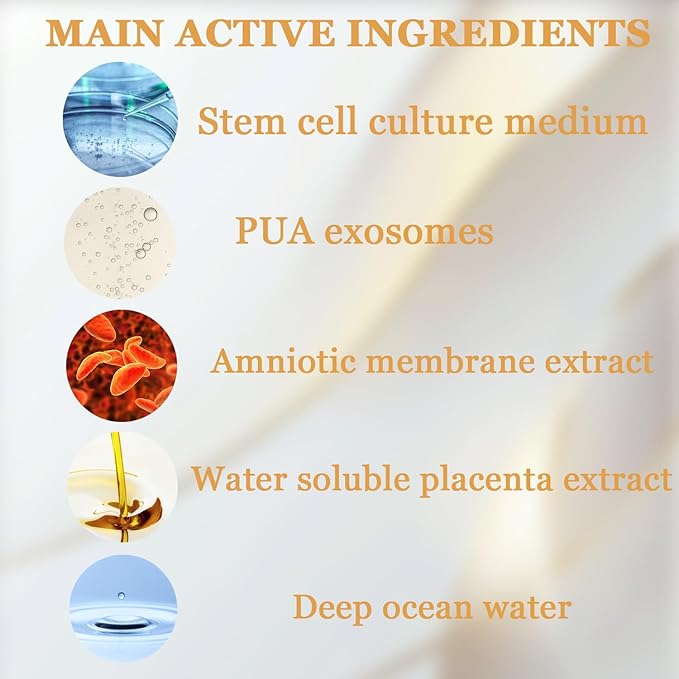 Japan's New Exosome Revolution Deeper Absorption Premium PUA Exosome Firmer Radiant Skin, at-Home Treatment with Collagen Peptides Hyaluronic Acid