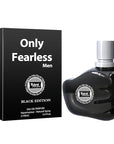 Hybrid & Company Only Fearless For Men Black Edition Eau De Toilette Natural Spray Vaporisateur 3.4 FL.OZ