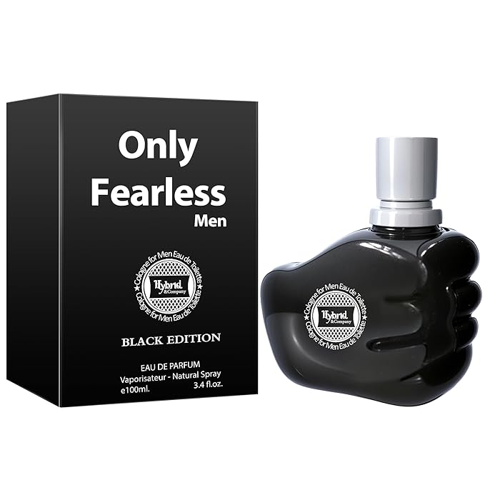 Hybrid & Company Only Fearless For Men Black Edition Eau De Toilette Natural Spray Vaporisateur 3.4 FL.OZ