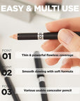 THESAEM Cover Perfection Concealer Pencil with Sharpener, Salmon 1.4g