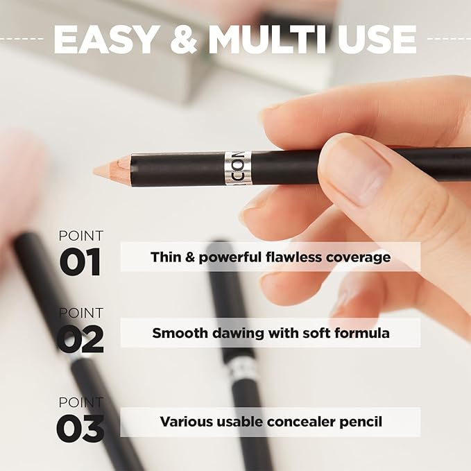 THESAEM Cover Perfection Concealer Pencil with Sharpener, Salmon 1.4g